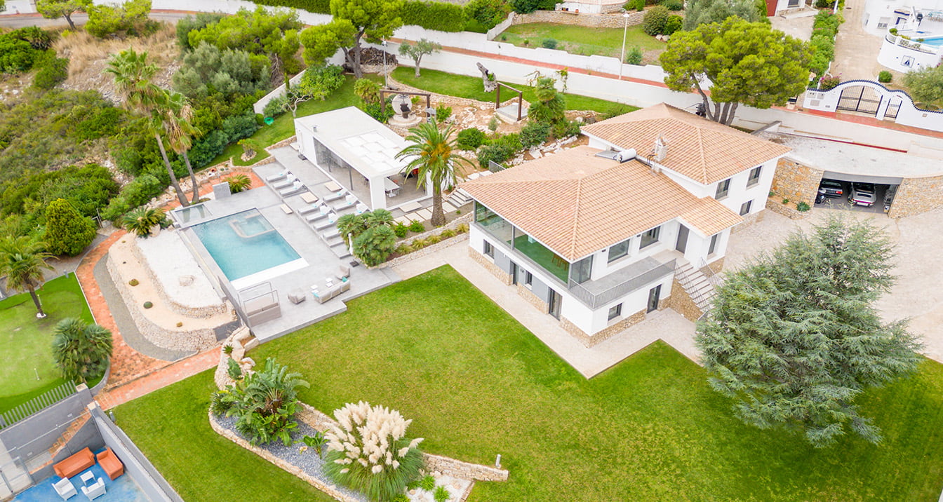 Aerial view of Villa Atalaya Aerial view of the facilities at Villa Atalaya