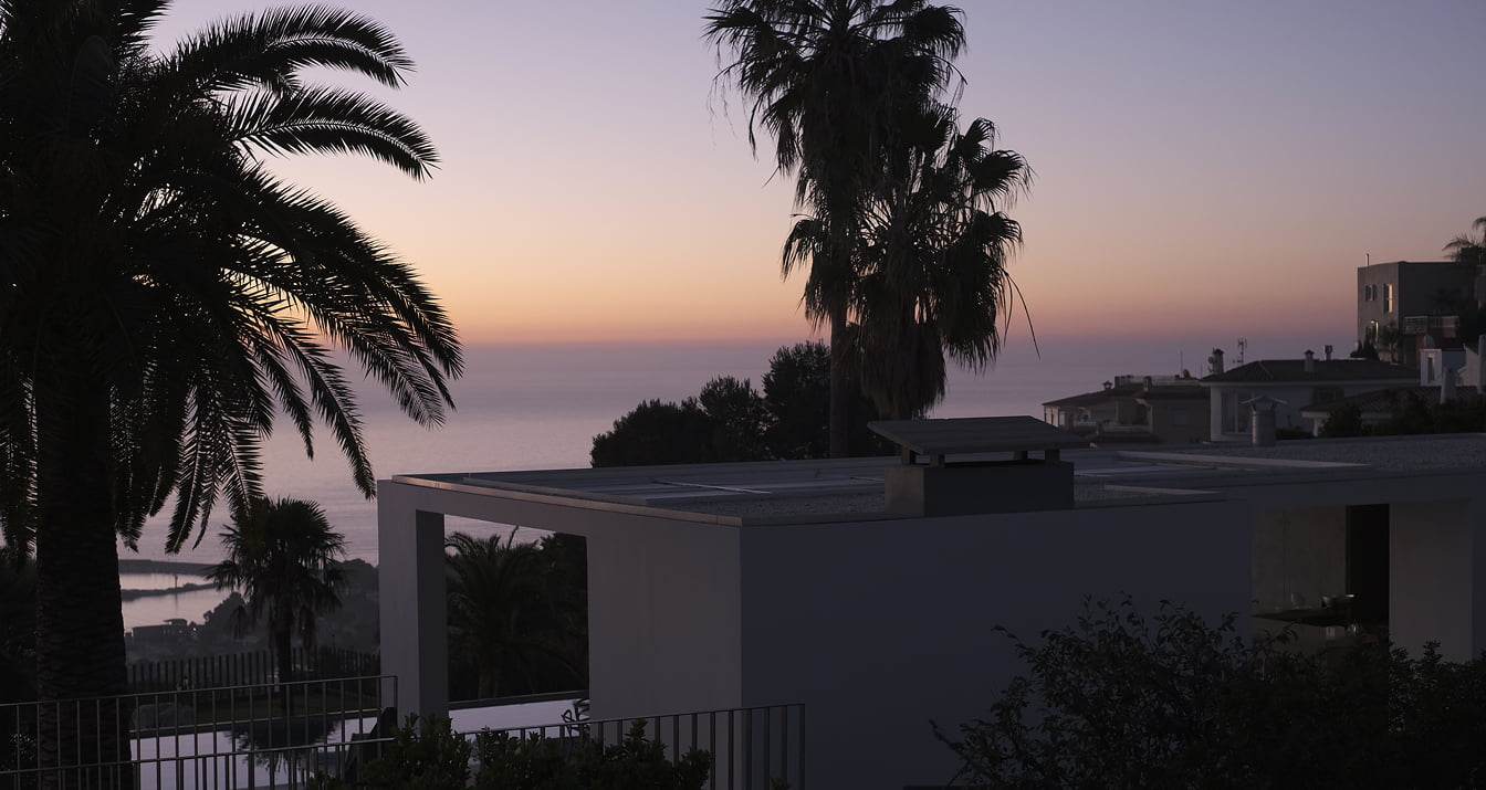 Sunset from Villa Atalaya 2 View of the sunset from Villa Atalaya