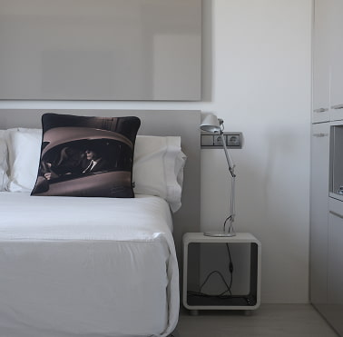 Aston Martin Suite Room with automotive-themed décor